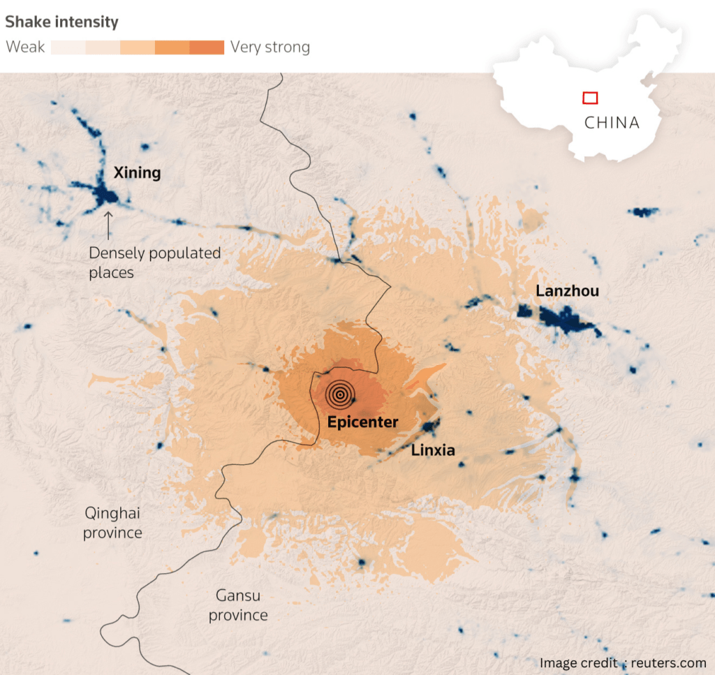 Earthquake in China