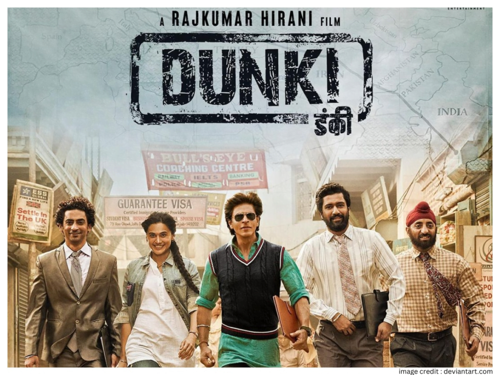 Shahrukh Khan's Dunki Poster