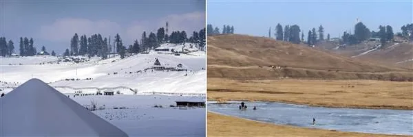 बर्फबारी की कमी के कारण भारतीय हिमालय में स्की रिसॉर्ट खाली हो गए हैं